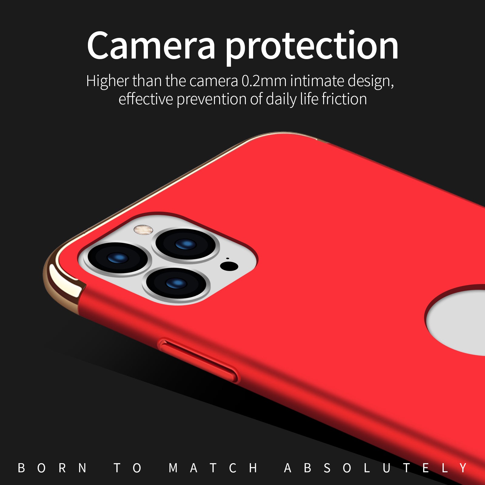 MOFI Guard Series Back Cover for iPhone 14 Pro Max Detachable 3-in-1 Hard PC Electroplating Phone Case