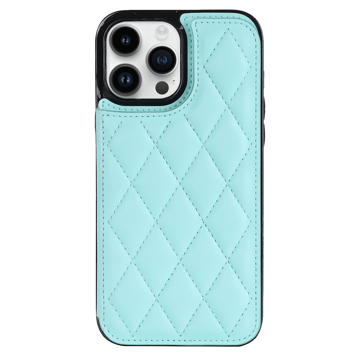 RFID Blocking Phone Case for iPhone 14 Pro Magnetic Button Kickstand Card Holder Phone Cover
