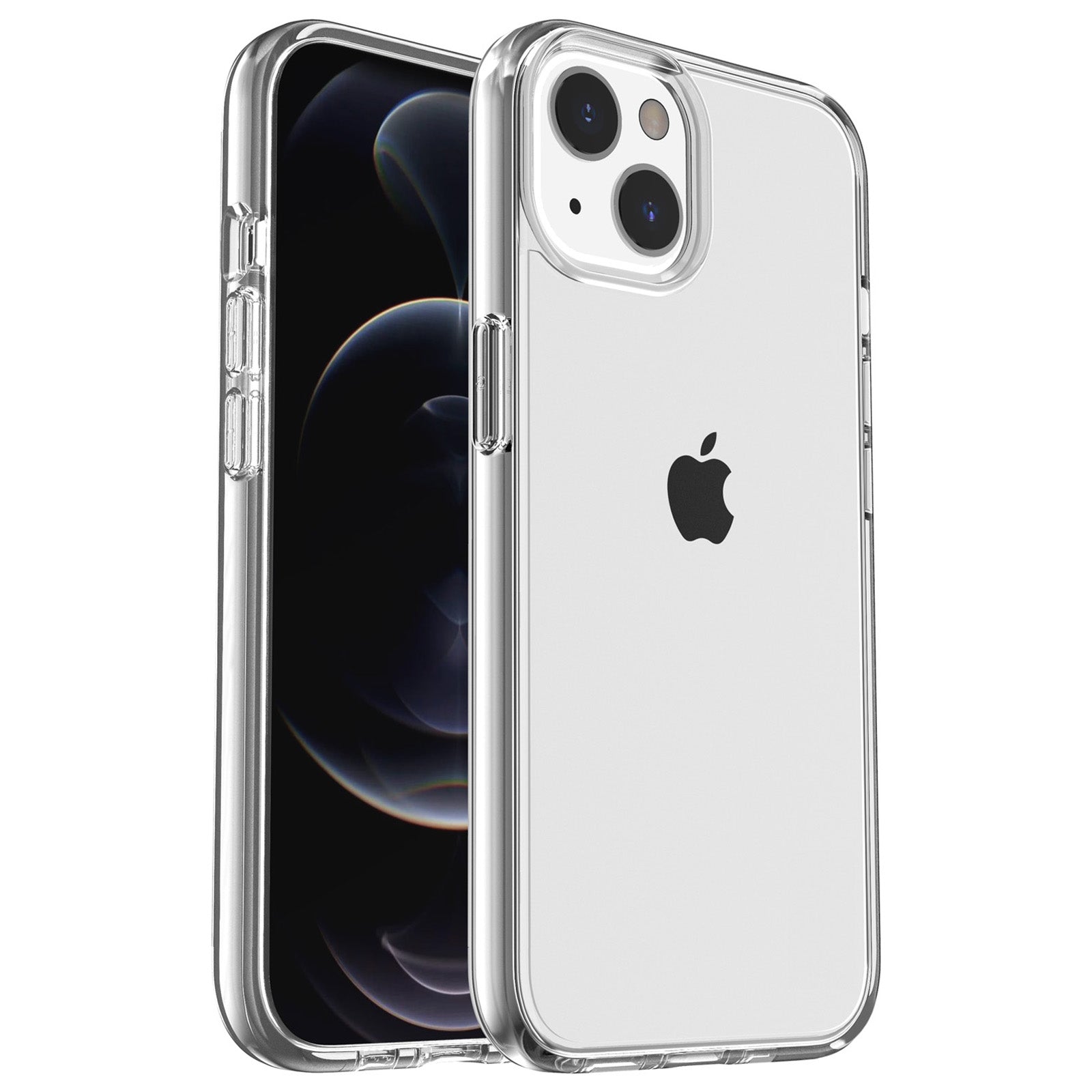 Phone Case for iPhone 15 Plus Transparent Hard PC Soft TPU Case Hybrid Cover