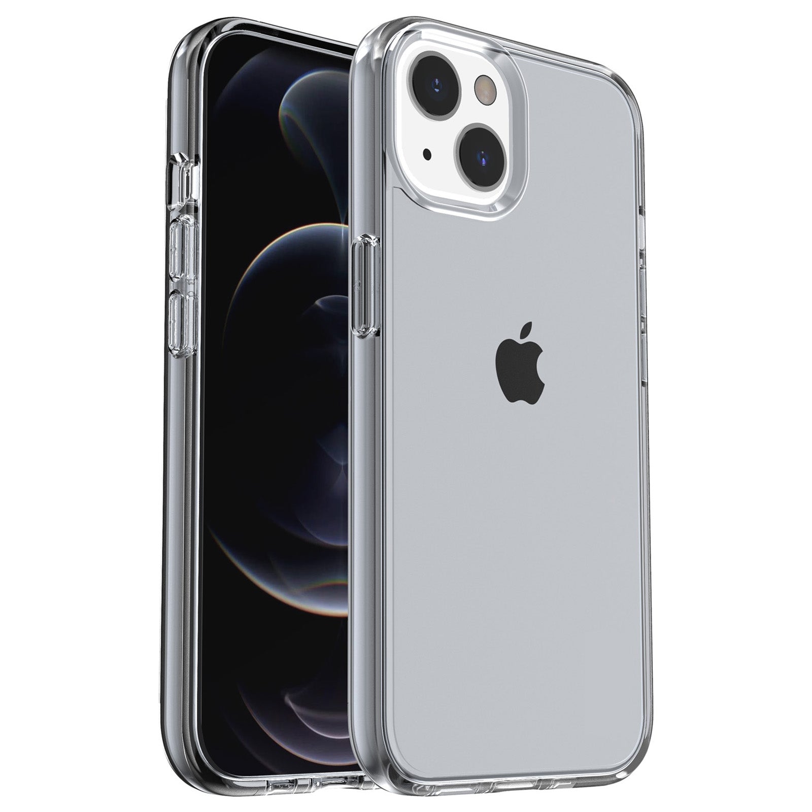 Phone Case for iPhone 15 Plus Transparent Hard PC Soft TPU Case Hybrid Cover