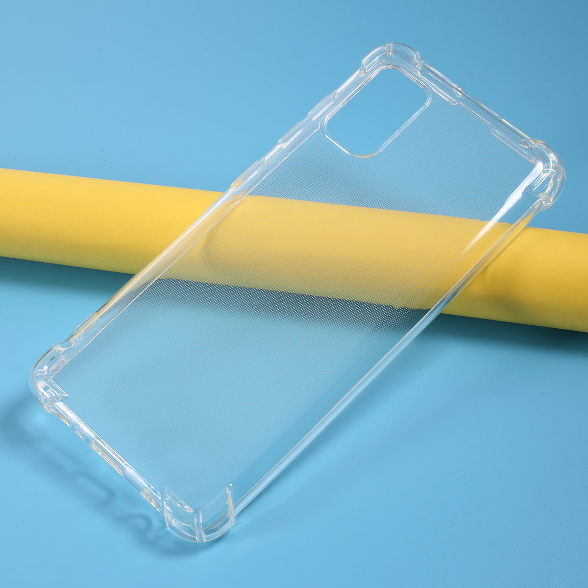 Pro Samsung Galaxy A41 (globální verze) Transparentní nárazuvzdorné pouzdro na telefon TPU