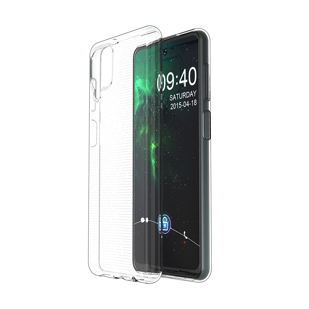 Super Slim Crystal Clear TPU Phone Protective Case for Samsung Galaxy A12