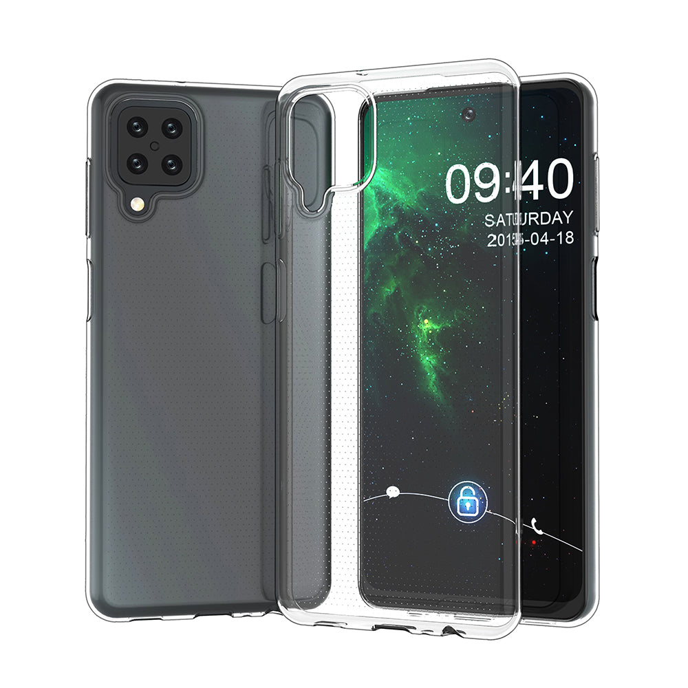 Super Slim Crystal Clear TPU Phone Protective Case for Samsung Galaxy A12