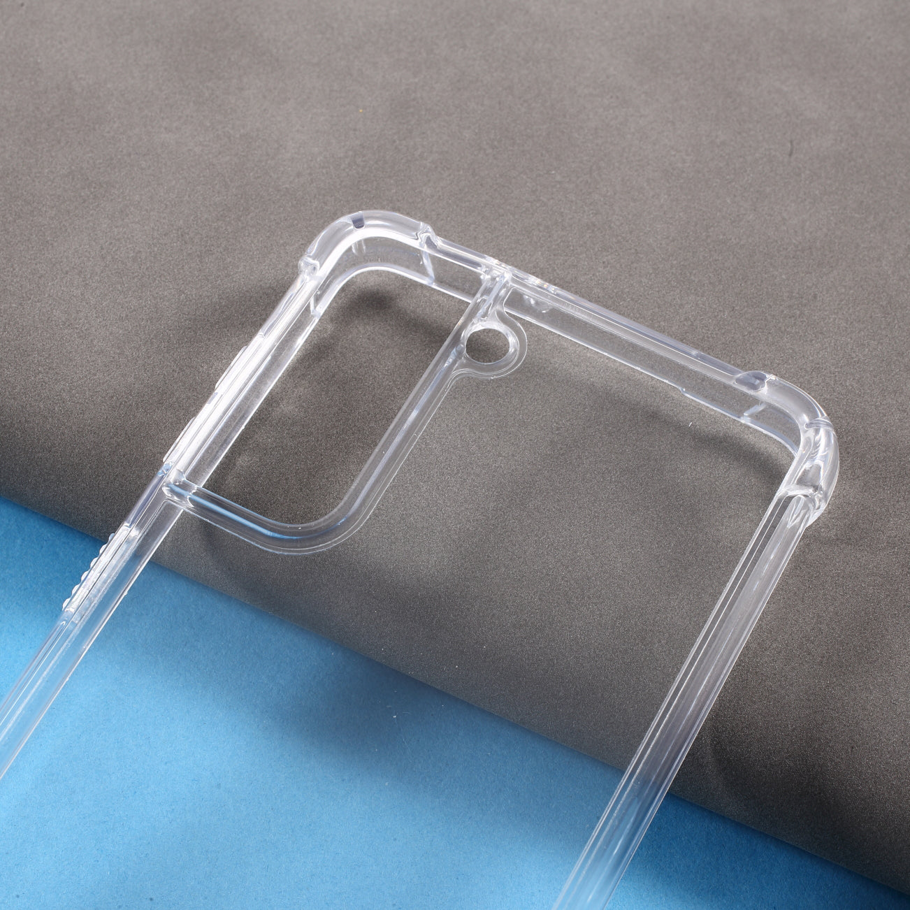 Shockproof Clear Acrylic Back TPU Edge Combo Case for Samsung Galaxy S21 5G