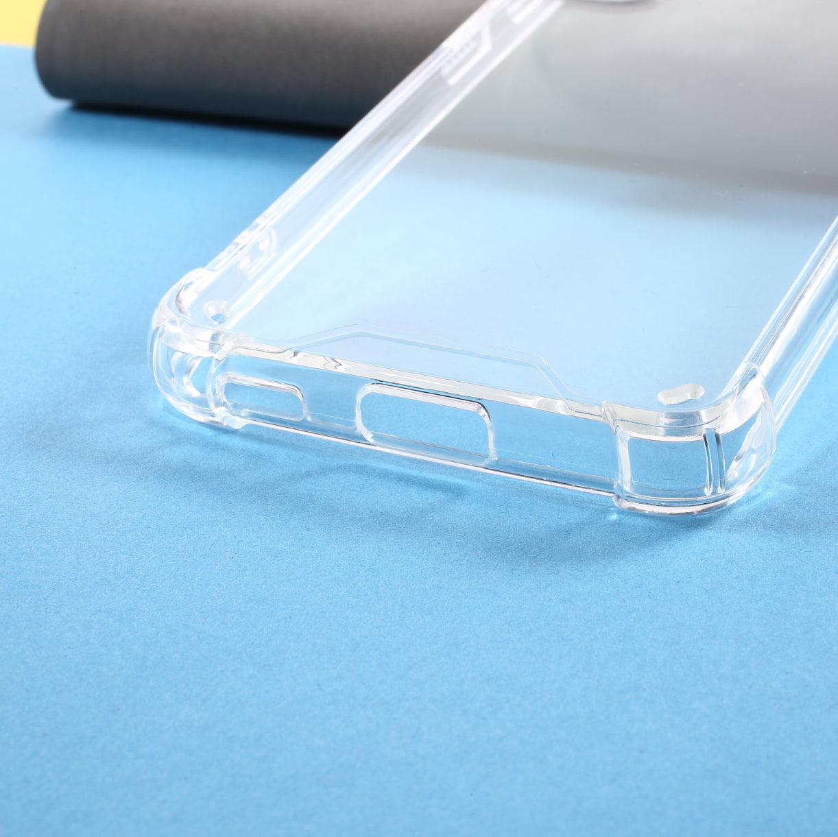 Shockproof Clear Acrylic Back TPU Edge Combo Case for Samsung Galaxy S21 5G