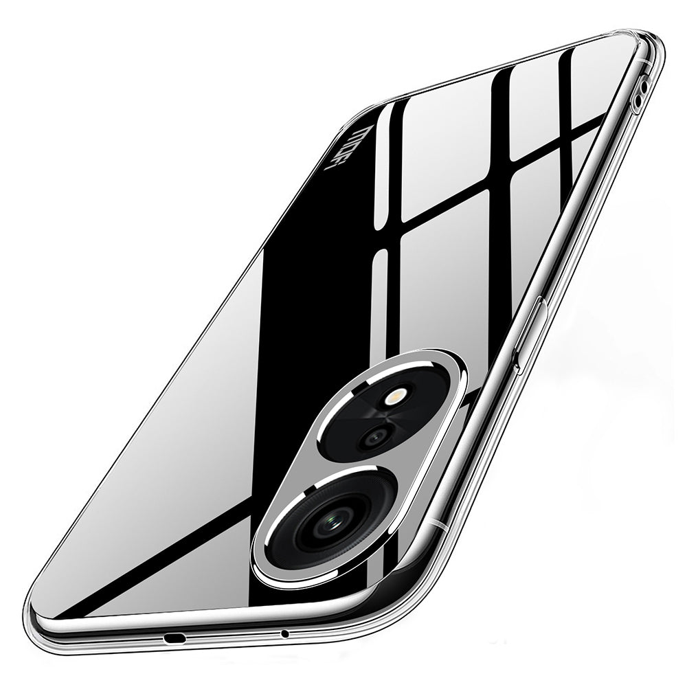 MOFI Anti-yellowing Phone Case for Oppo A1 Pro 5G/Reno8 T 5G Drop-proof Transparent Anti-shock Soft TPU Mobile Phone Cover