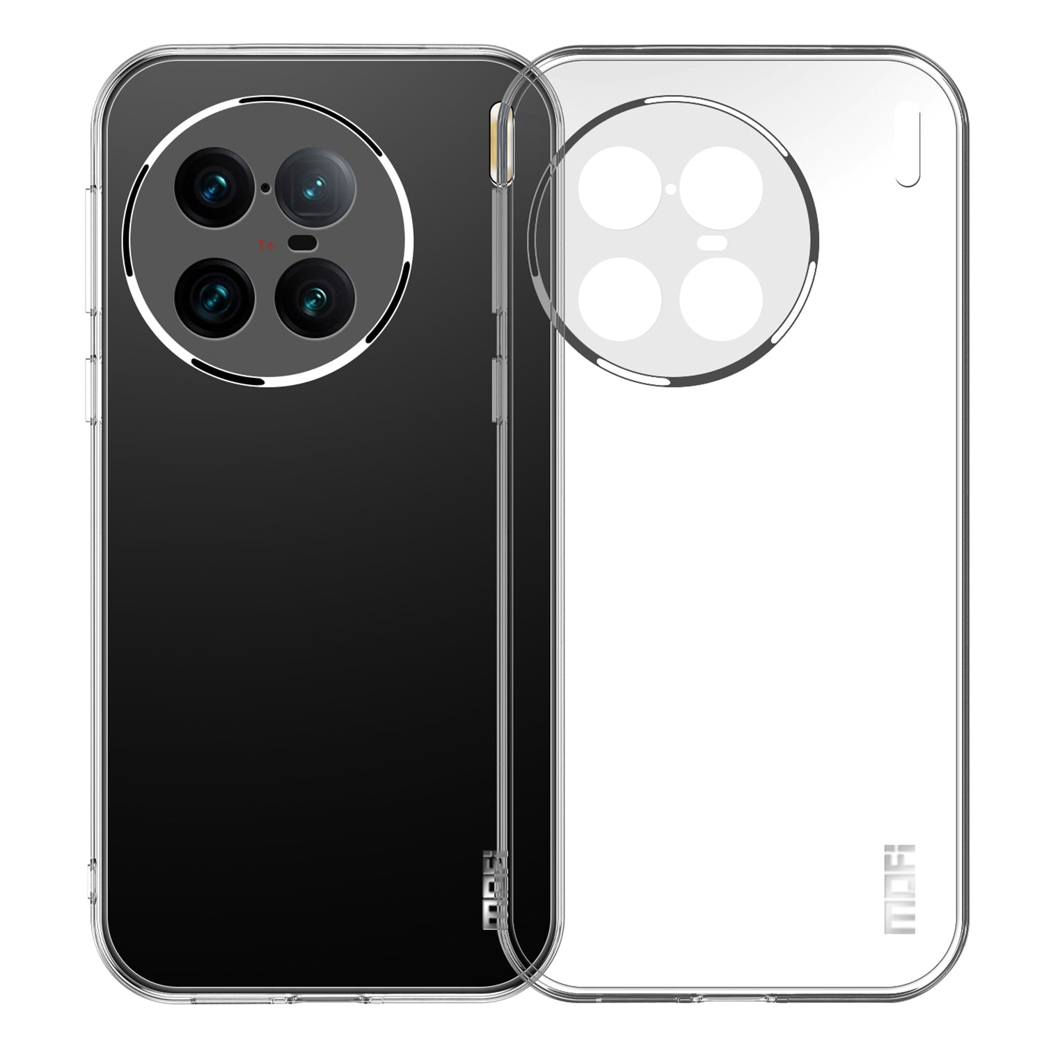 MOFI Back Shell for vivo X90 Pro 5G Flexible TPU Phone Case Scratch-resistant High Transparency Protective Cover
