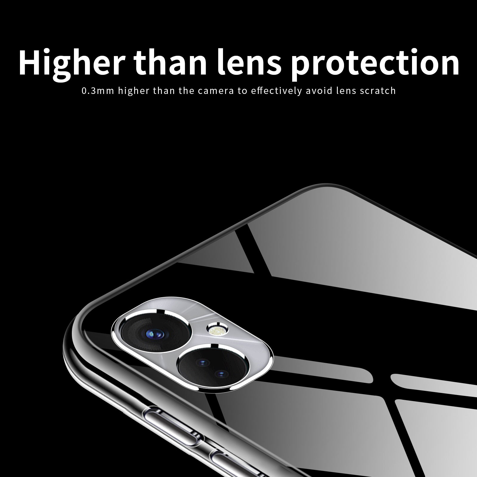 MOFI Shockproof TPU Phone Case for Tecno Spark 9 Pro 4G Transparent Cellphone Back Protector Cover