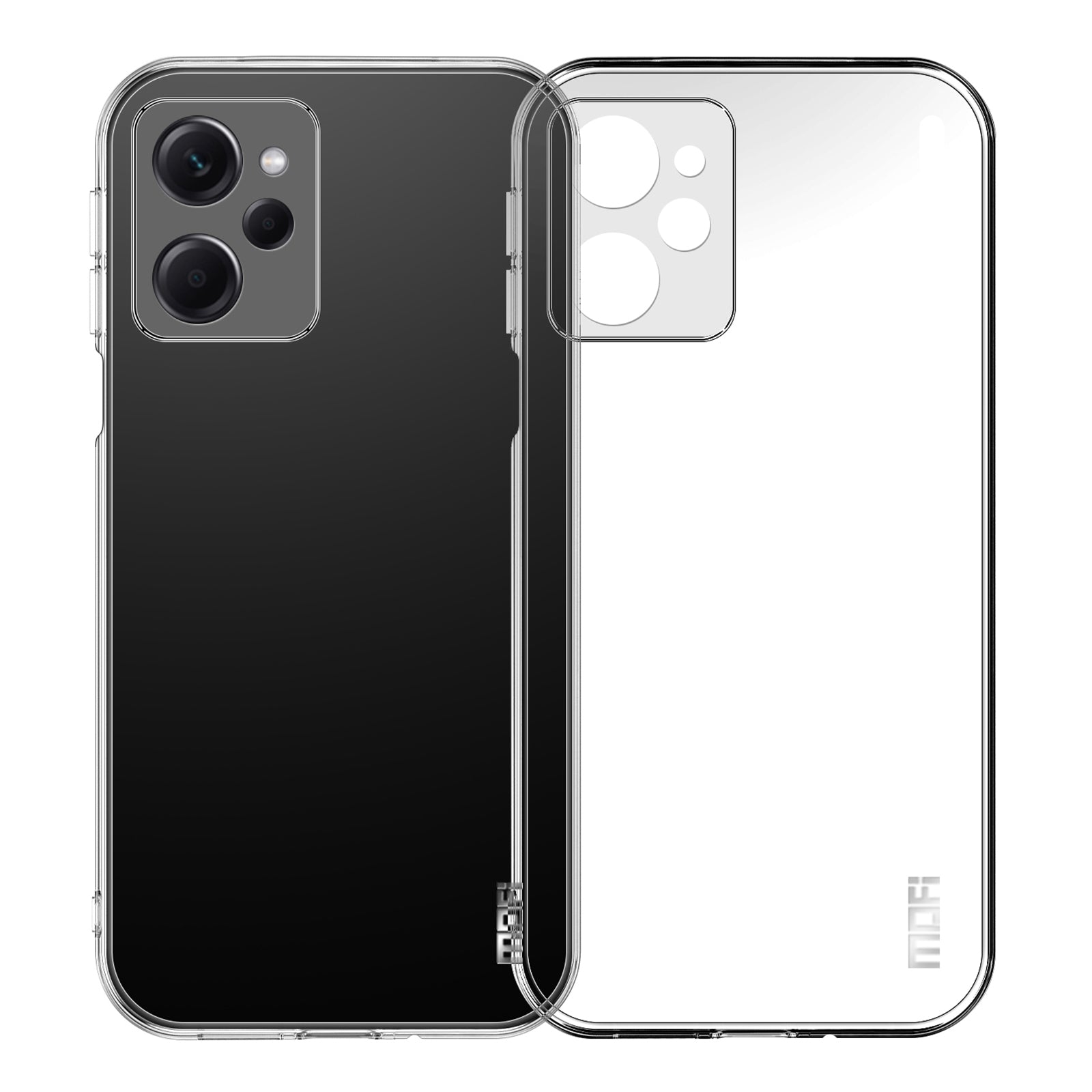 MOFI Anti-drop TPU Phone Case for Xiaomi Redmi Note 12 Pro Speed 5G/Poco X5 Pro 5G Transparent Cellphone Back Protector Cover