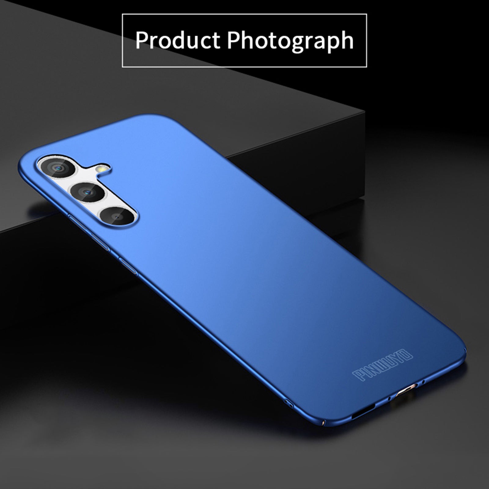 PINWUYO PC Series til A34 5G Matte Telefon Case Smartphone Cover med Magnetisk Ring Holder