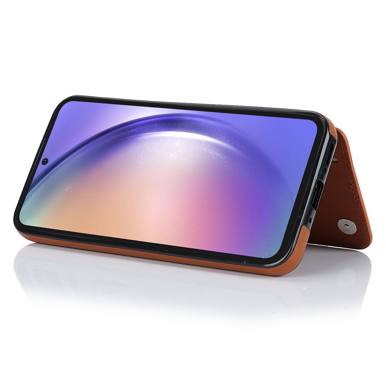 For Samsung Galaxy A14 5G / 4G PU Leather TPU Case Kickstand RFID Blocking Card Holder Phone Cover