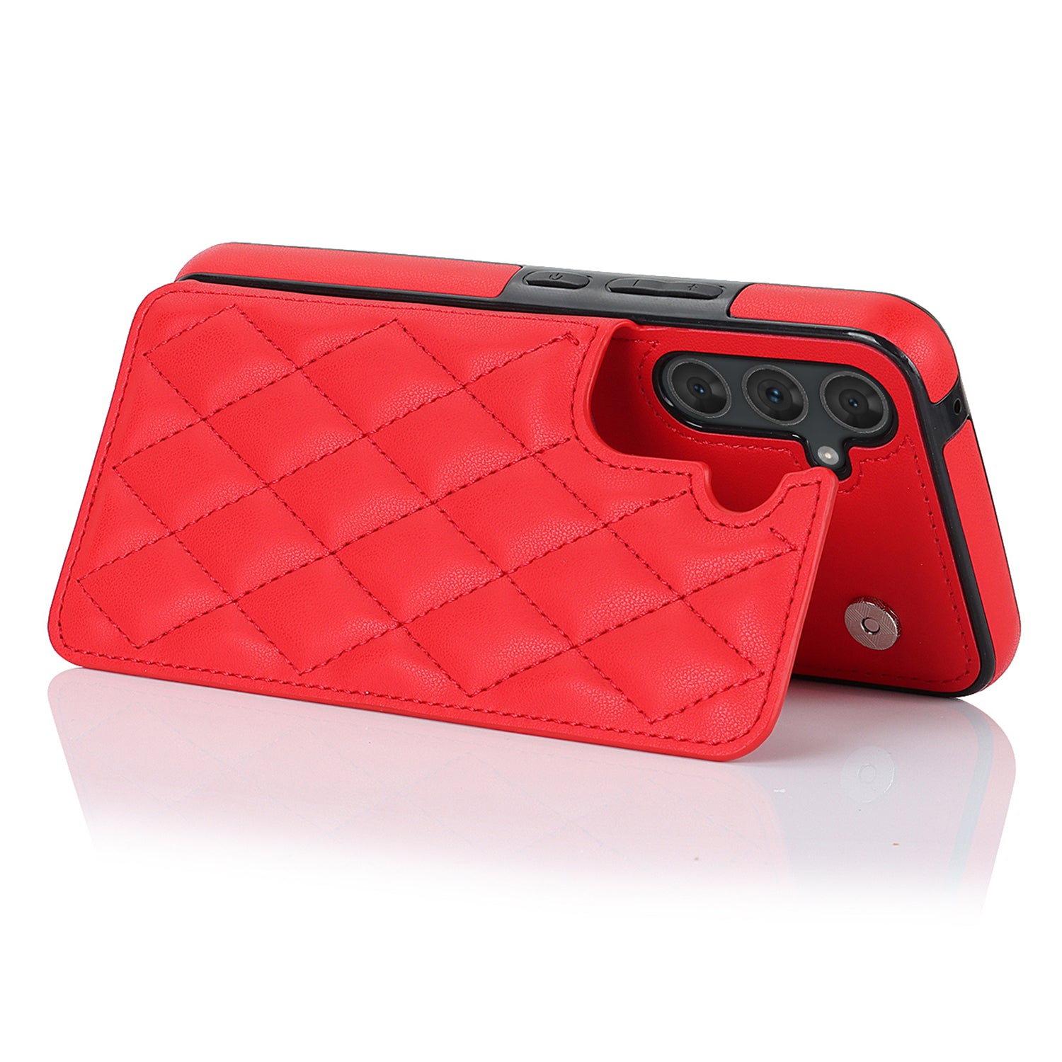 For Samsung Galaxy A14 5G / 4G PU Leather TPU Case Kickstand RFID Blocking Card Holder Phone Cover