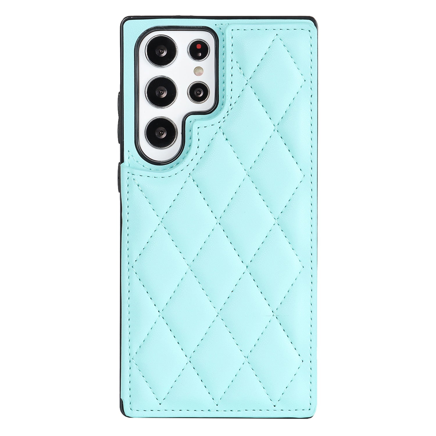 For Samsung Galaxy S22 Ultra 5G RFID Blocking Phone Case Card Holder PU Leather TPU Kickstand Cover