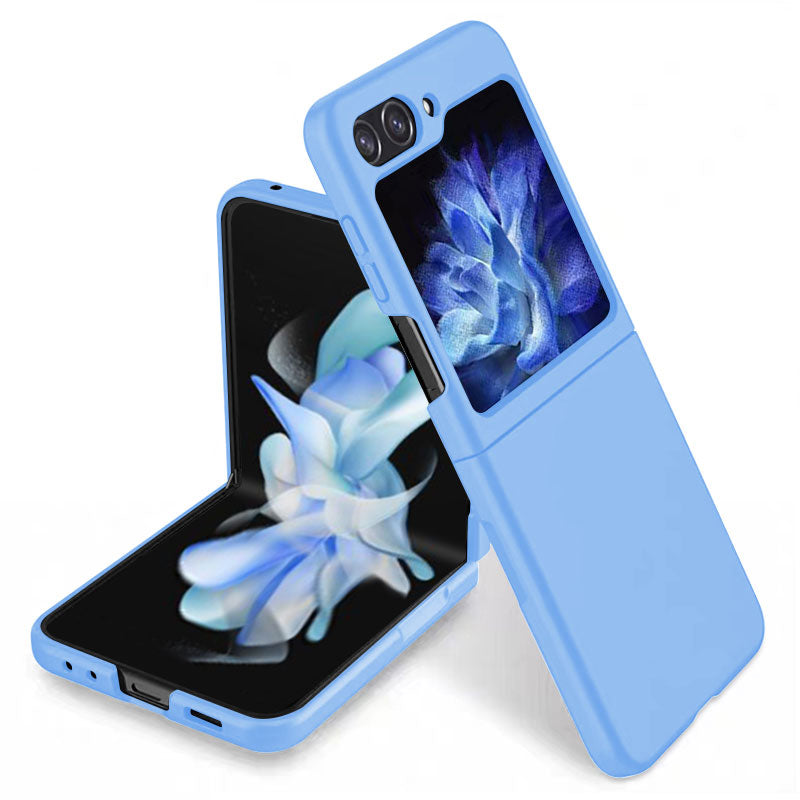 For Samsung Galaxy Z Flip5 5G Folding PC Phone Case Ultra Slim Scratch Resistant Rubberized Cover
