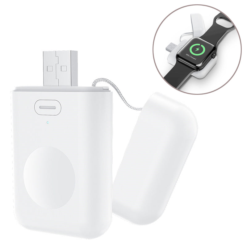 XDL-WPB01 Portable Wireless Charger 1000mAh Rechargeable Battery Box for Apple Watch Series 7 SE 6 5 4 3 2 1