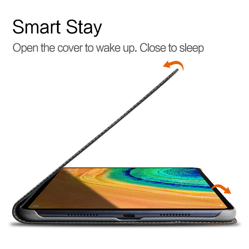 Top Genuine Cowhide Leather Tablet Case for Huawei MatePad Pro