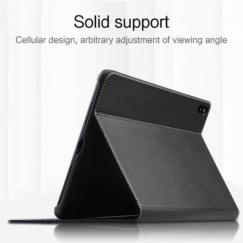 Top Genuine Cowhide Leather Tablet Case for Huawei MatePad Pro