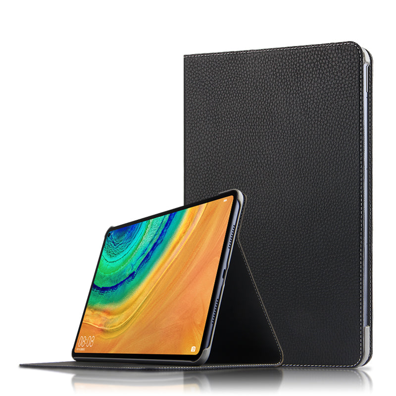 Top Genuine Cowhide Leather Tablet Case for Huawei MatePad Pro