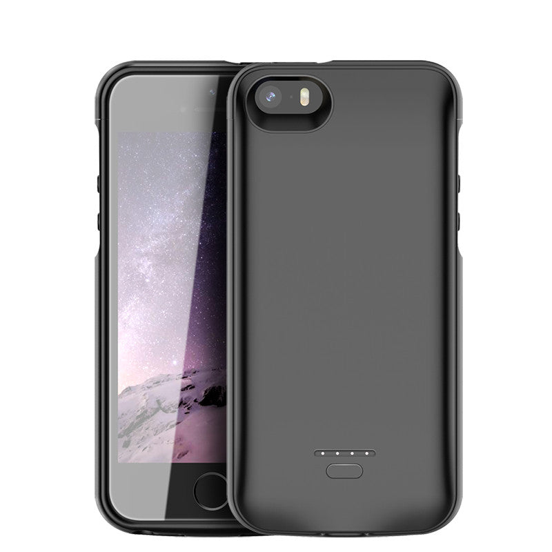 4000mAh Portable Rechargeable Extended Battery Charging Case for iPhone SE 5s 5