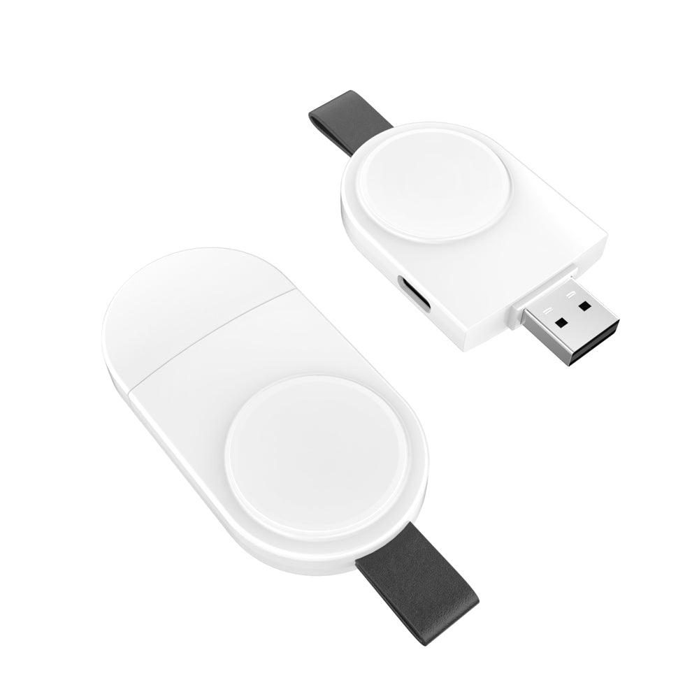 A6 Type-C USB Dual Ports Charger Portable Wireless Smart Watch Charger for Apple Watch Series 1 2 3 4 5