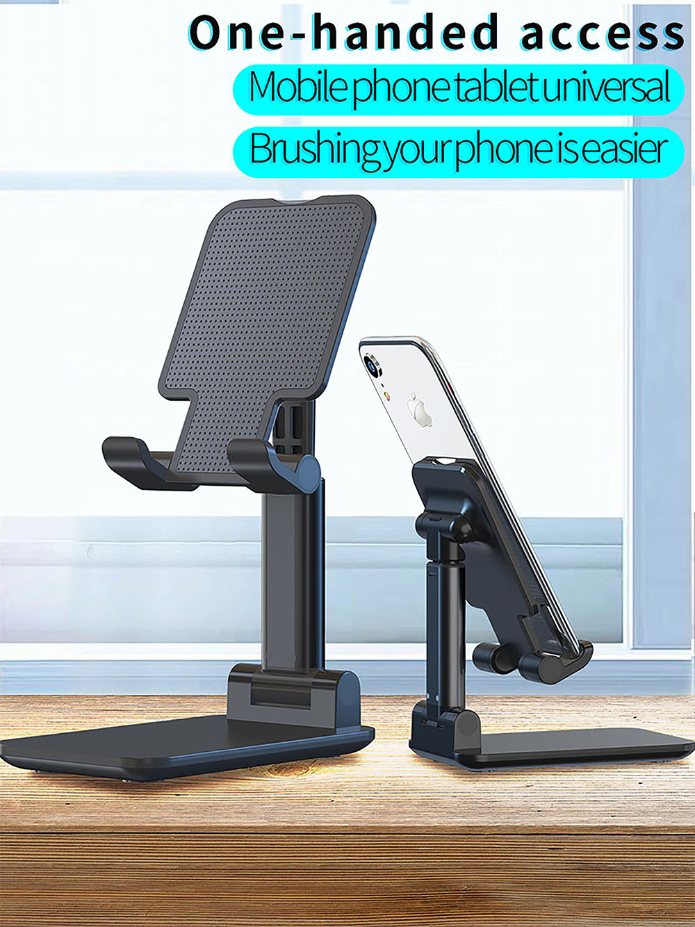 Foldable Desktop Phone Holder Tablet Stand Mobile Desk Stand Mobile Tablet Holder - Green