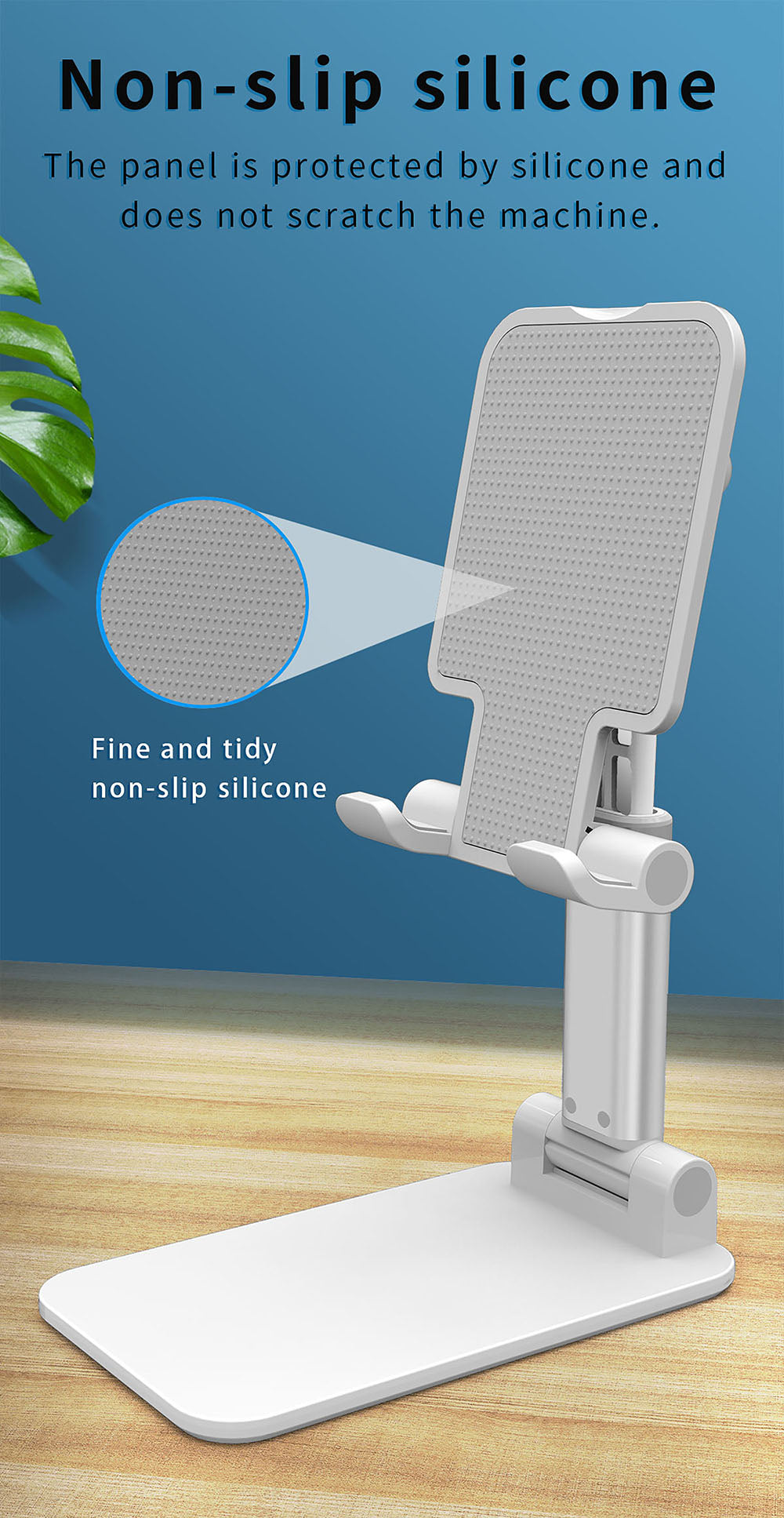 Foldable Desktop Phone Holder Tablet Stand Mobile Desk Stand Mobile Tablet Holder - Green