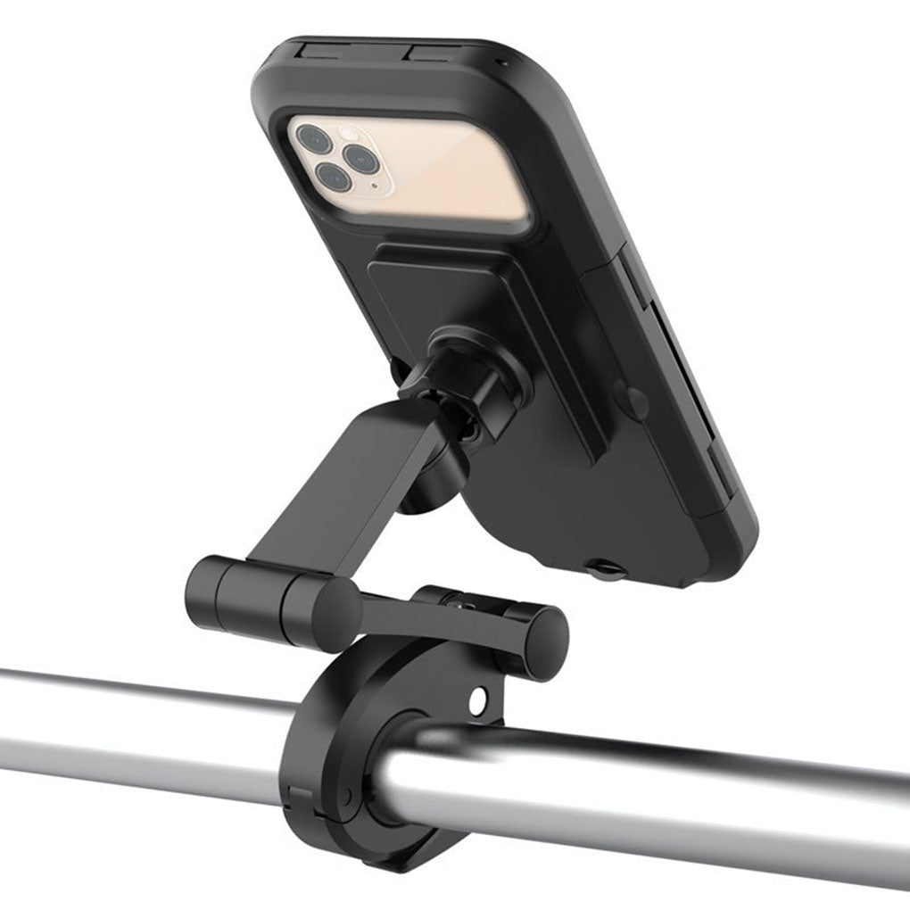 360¡ã Rotation Touch Screen Waterproof Bicycle Mobile Phone Bag Bracket with Built-in Magnetic Attraction