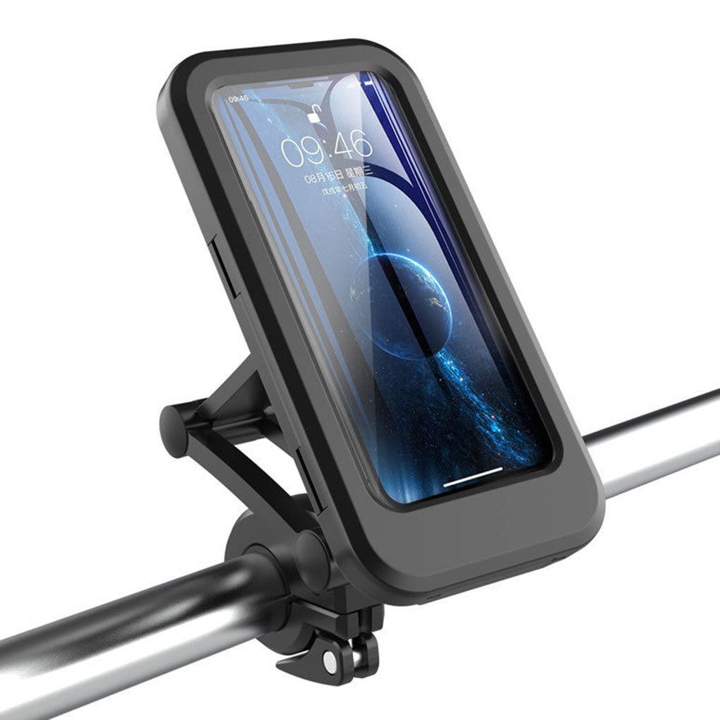 360¡ã Rotation Touch Screen Waterproof Bicycle Mobile Phone Bag Bracket with Built-in Magnetic Attraction
