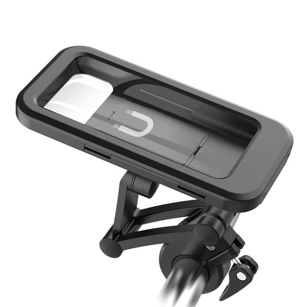 360¡ã Rotation Touch Screen Waterproof Bicycle Mobile Phone Bag Bracket with Built-in Magnetic Attraction