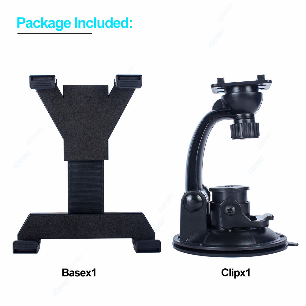 Car Dashboard Tablet Mount 360¡ã Rotation Windshield Suction Cup iPad Holder for 7-14inch Tablet