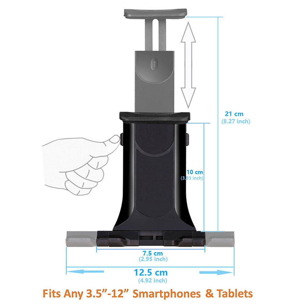 Car Back Seat Tablet Headrest Mount Holder Stand for Mobile Phone iPad Switch