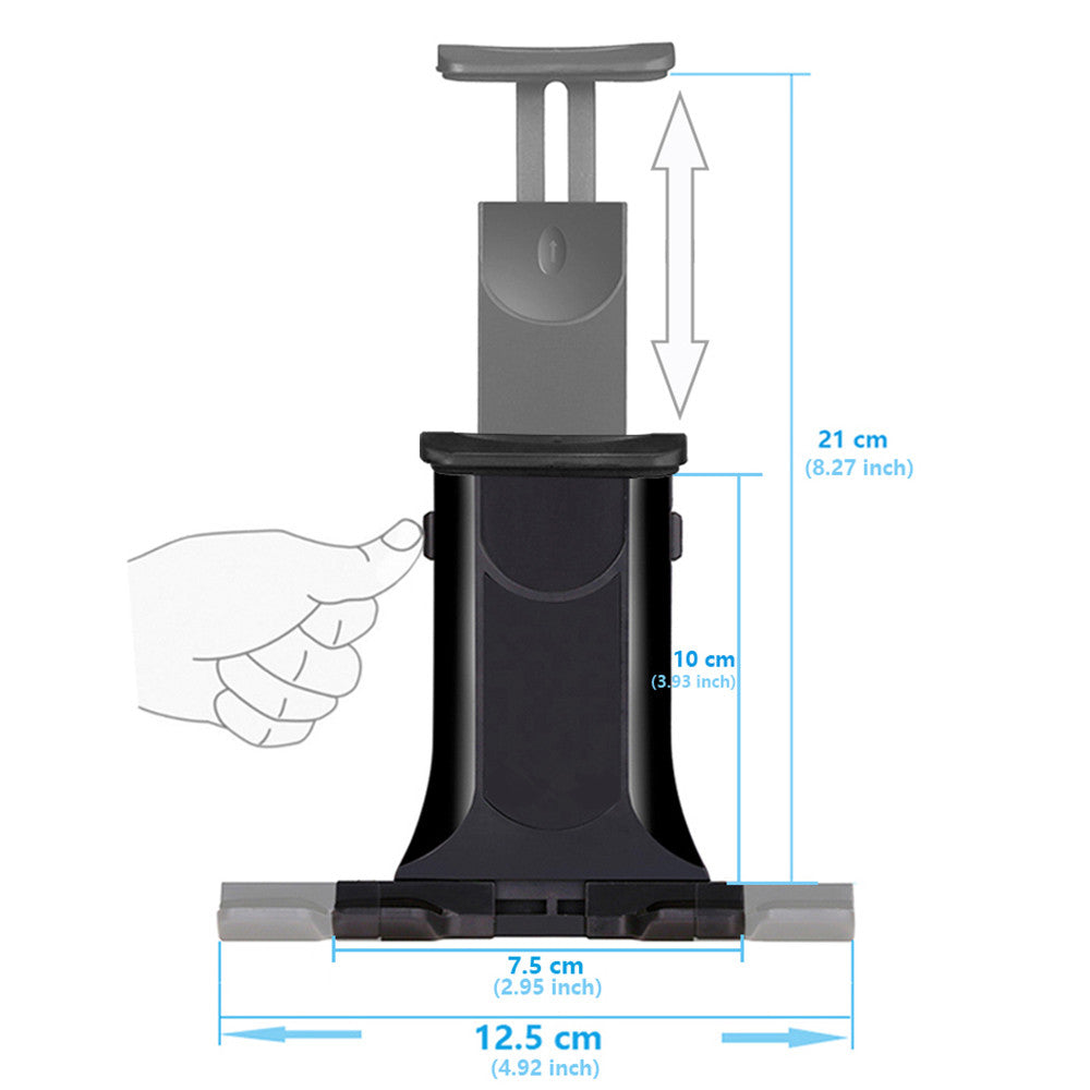 360¡ã Rotation Car Air Vent Mount Telescopic Tablet Holder for 7-11inch Tablet