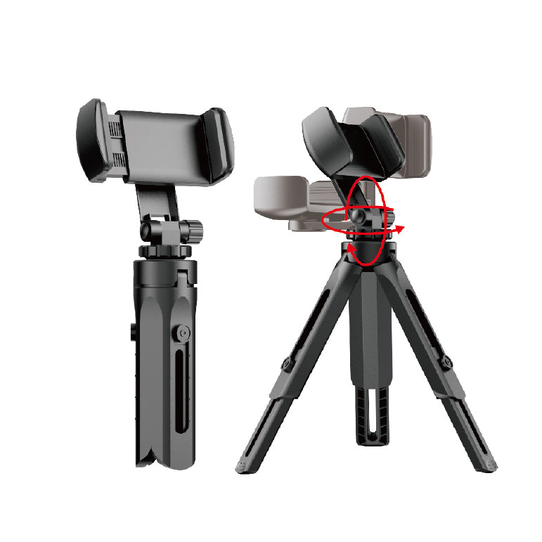 360 Degree Rotation Extendable Tripod Phone Holder Desktop Stand for iPhone Samsung Huawei