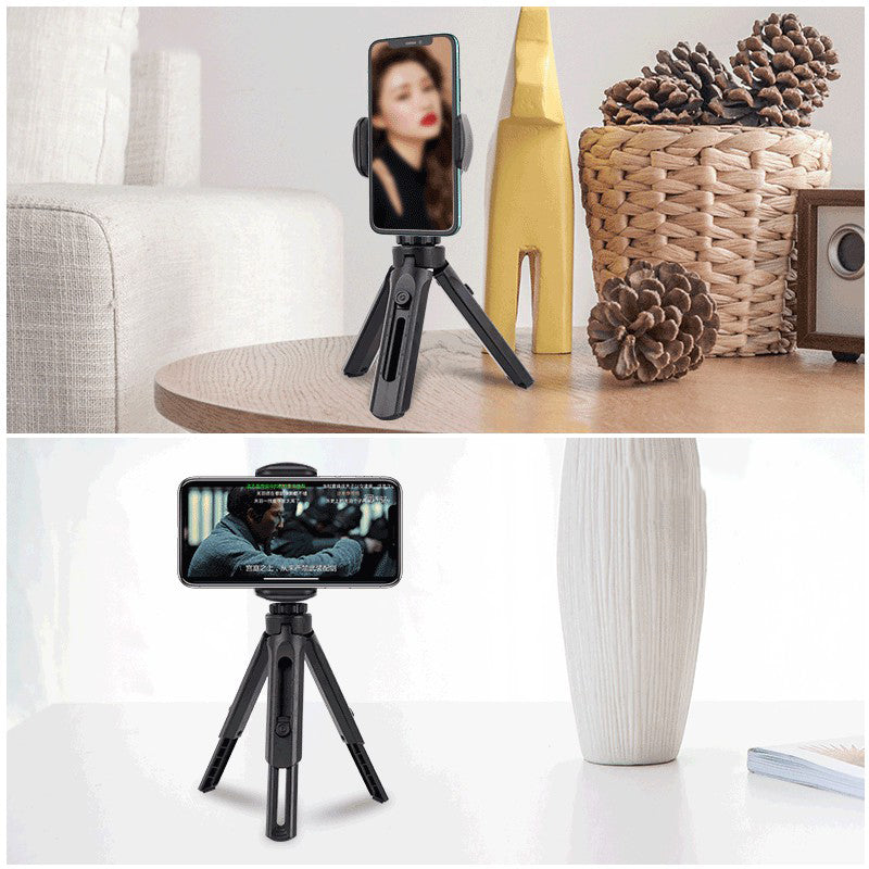 360 Degree Rotation Extendable Tripod Phone Holder Desktop Stand for iPhone Samsung Huawei
