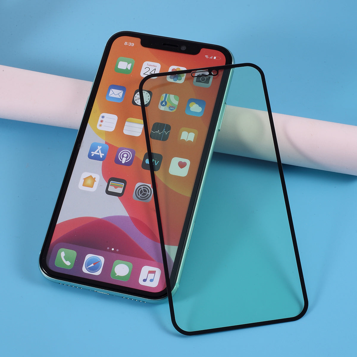 Ultra Clear Green Reading Mode Tempered Glass Screen Film for iPhone iPhone 11 XR 6.1 inch