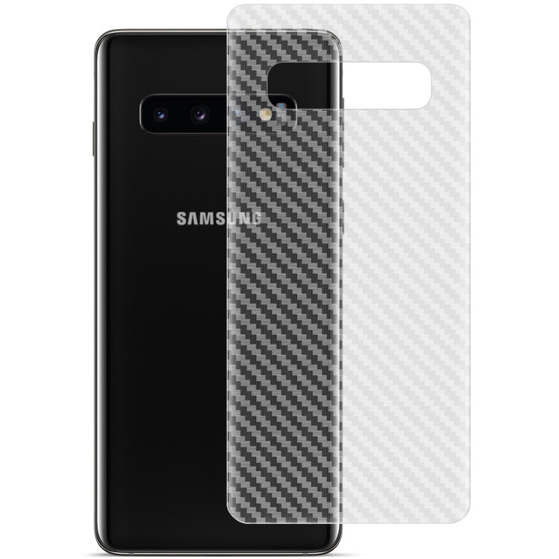 IMAK for Samsung Galaxy S10 Carbon Fiber Pattern Anti-scratch Phone Back Protector