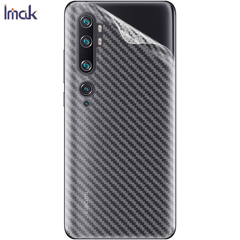 IMAK for Xiaomi Mi CC9 Pro Mi Note 10 Note 10 Pro Carbon Fiber Texture Anti-scratch Phone Cover Protector