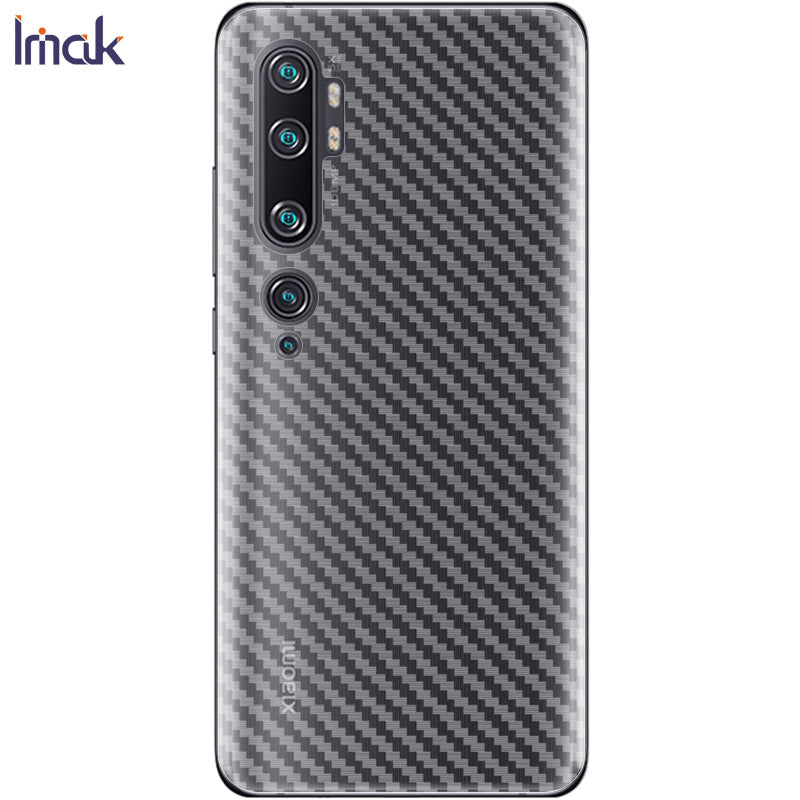 IMAK for Xiaomi Mi CC9 Pro Mi Note 10 Note 10 Pro Carbon Fiber Texture Anti-scratch Phone Cover Protector