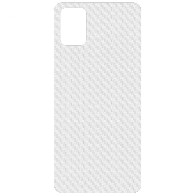 IMAK Carbon Fiber Texture Soft PVC Back Protector for Samsung Galaxy A51