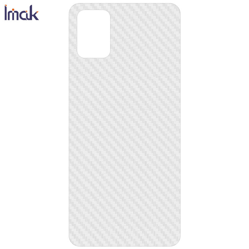 IMAK Carbon Fiber Texture Soft PVC Back Protector for Samsung Galaxy A51