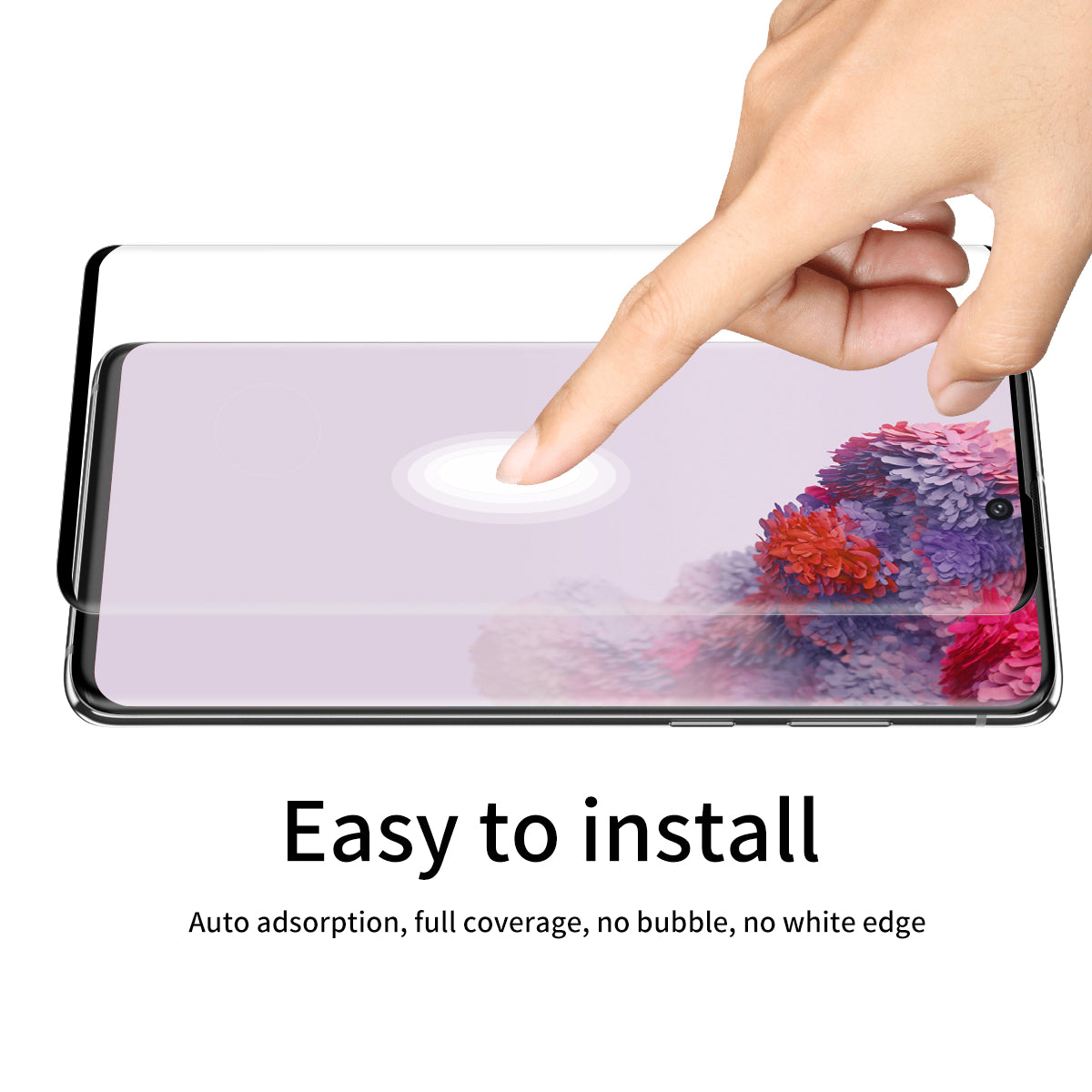 ENKAY HAT PRINCE 0.26mm 9H 3D Full Coverage Arc Edges Tempered Glass Screen Protector for Samsung Galaxy S20 4G S20 5G