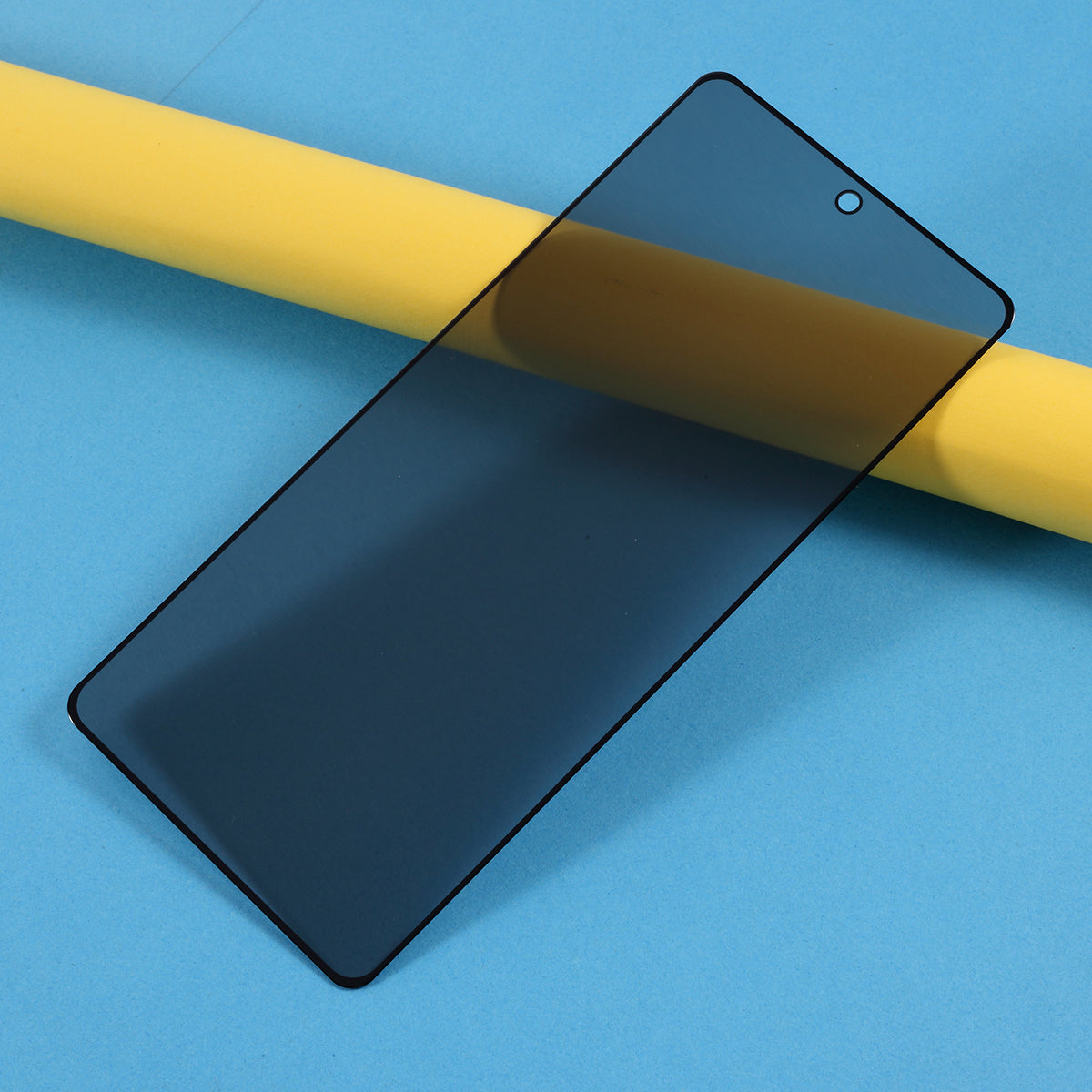 Pro Samsung Galaxy A91 S10 Lite Hedvábný potisk Anti-peep Celoobrazovkový kryt Ochranná fólie z tvrzeného skla