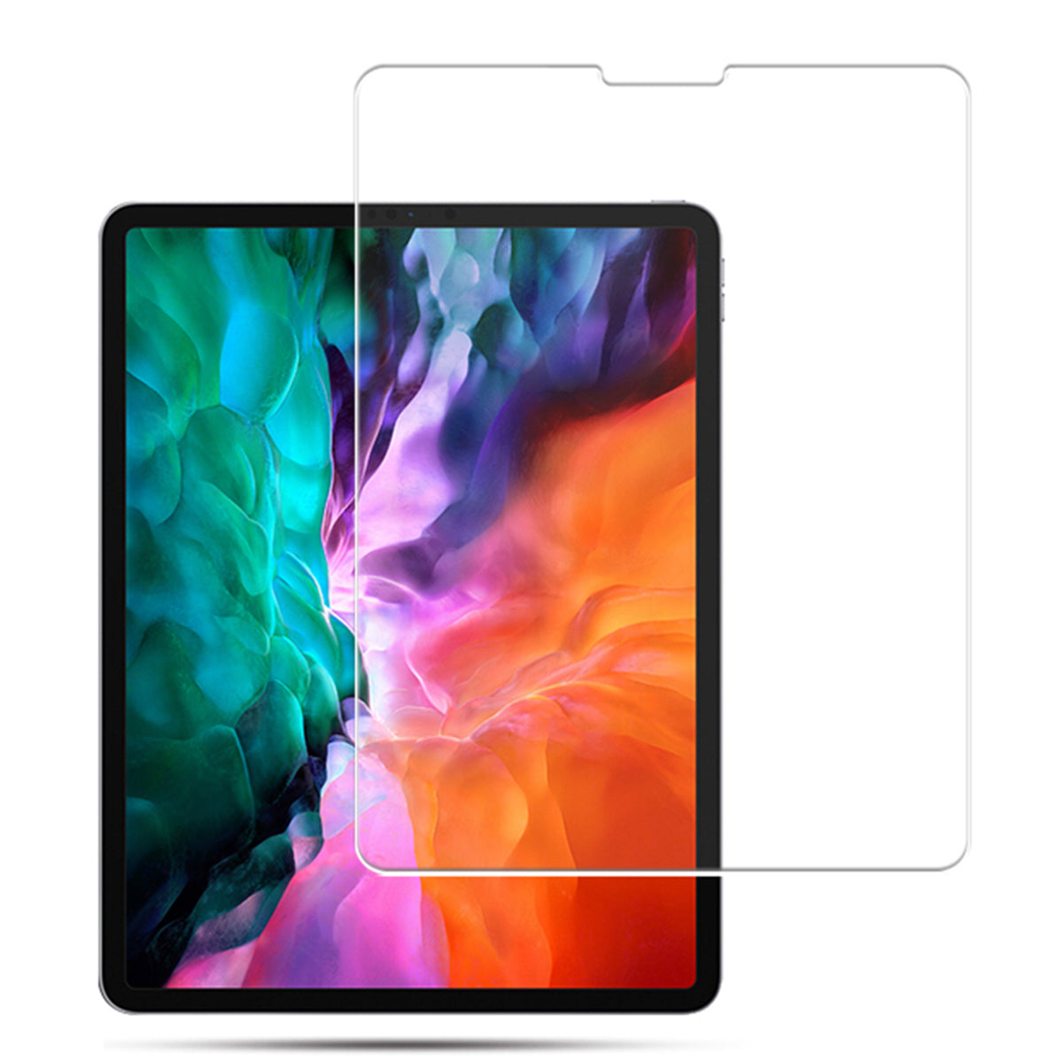 MOCOLO 2.5D 9H Hardness Tempered Glass Screen Protector for iPad Pro 12.9 (2022) (2021) (2020), HD Clear Transparent Ultra Thin Protective Film
