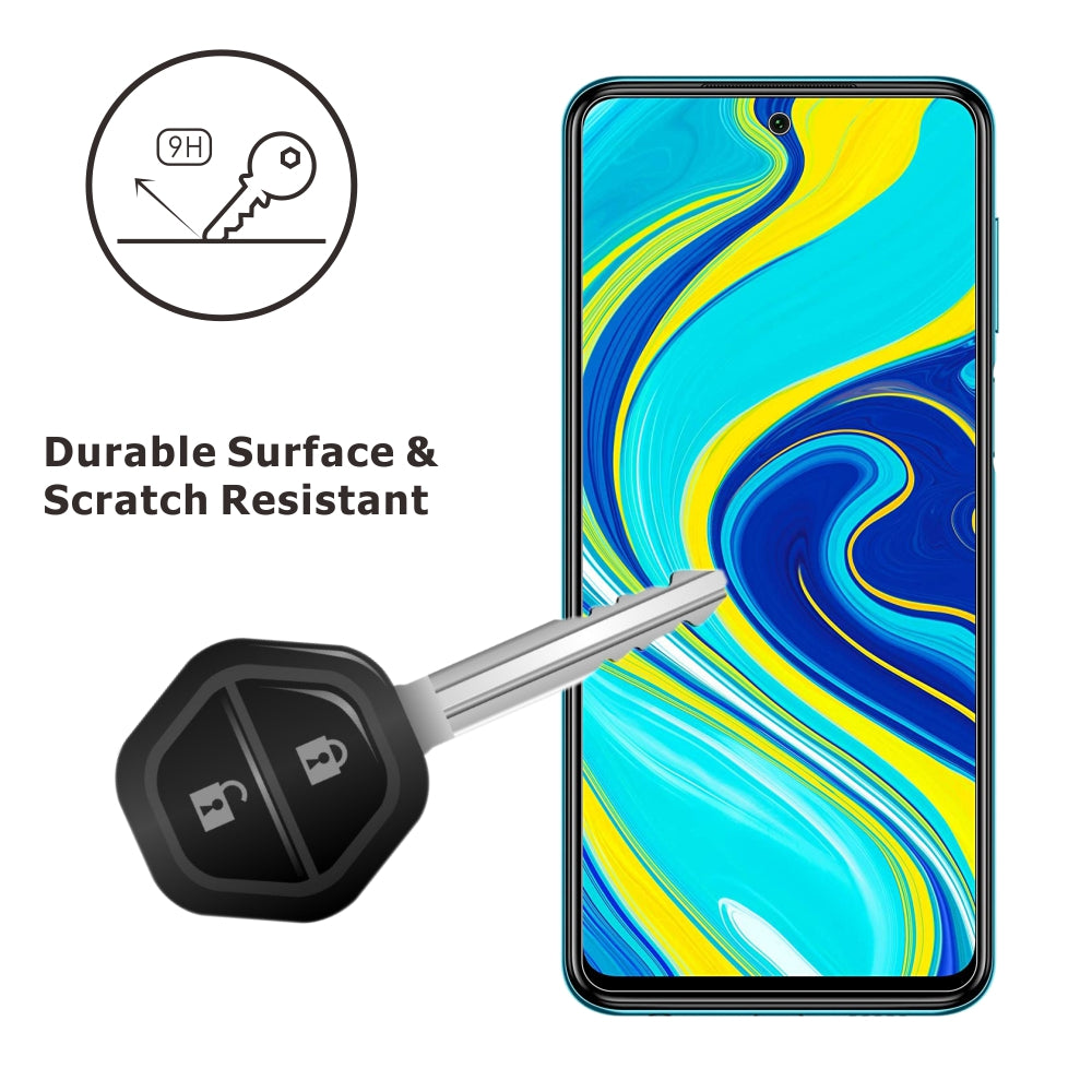 2Pcs Set ITIETIE 2.5D 9H Tempered Glass Screen Film for Xiaomi Redmi Note 9S Redmi Note 9 Pro Redmi Note 9 Pro Max