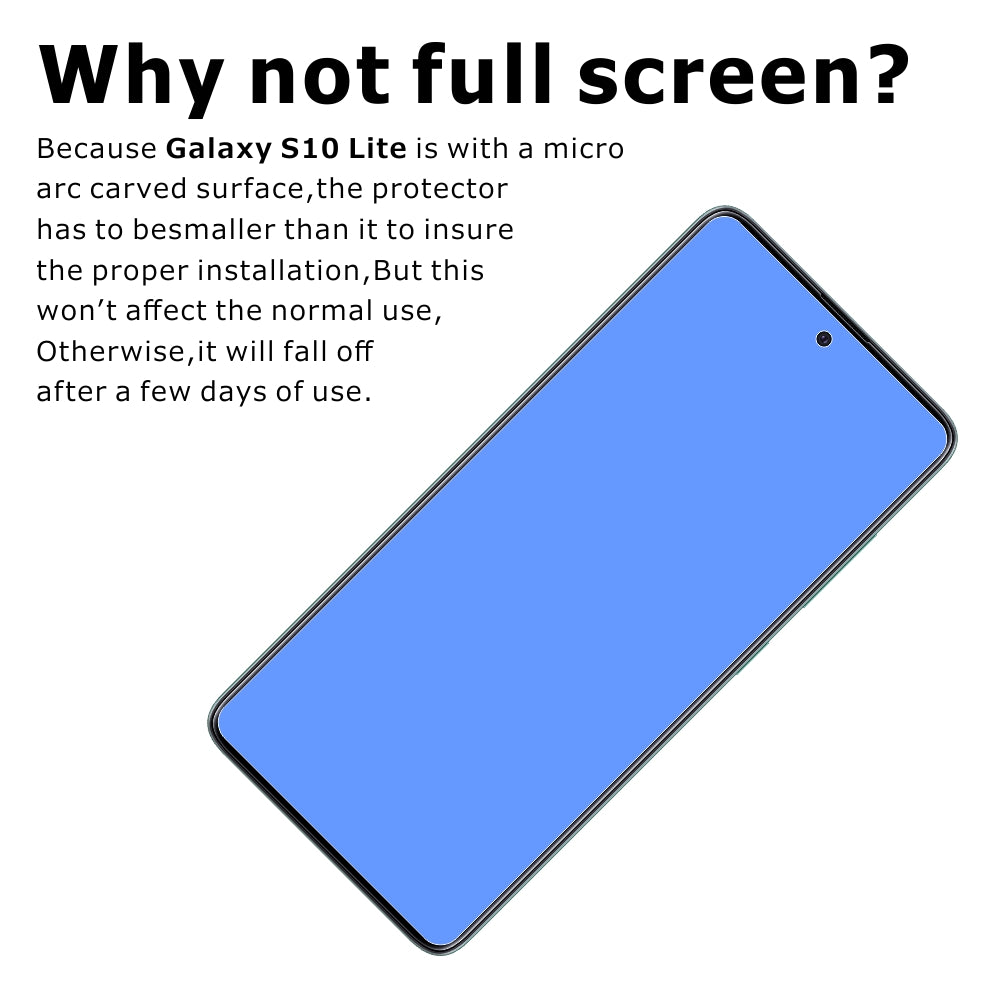 ITIETIE [2ks sada] 2,5D 9H ultra čiré tvrzené sklo pro ochranu obrazovky pro Samsung Galaxy A91 S10 Lite