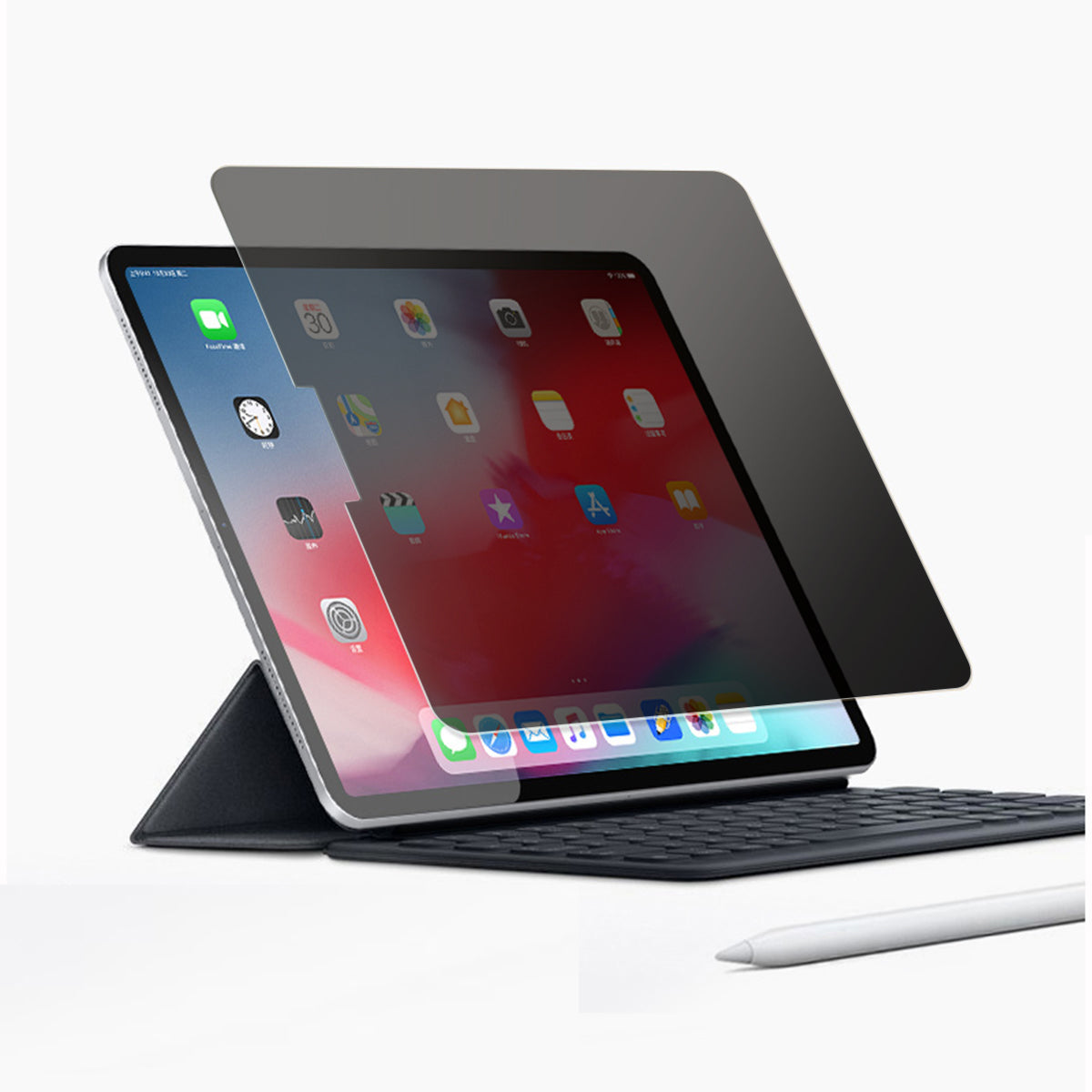 Anti-peep Full Screen Tempered Glass Protector for iPad Pro 12.9 (2022) (2021)(2020)