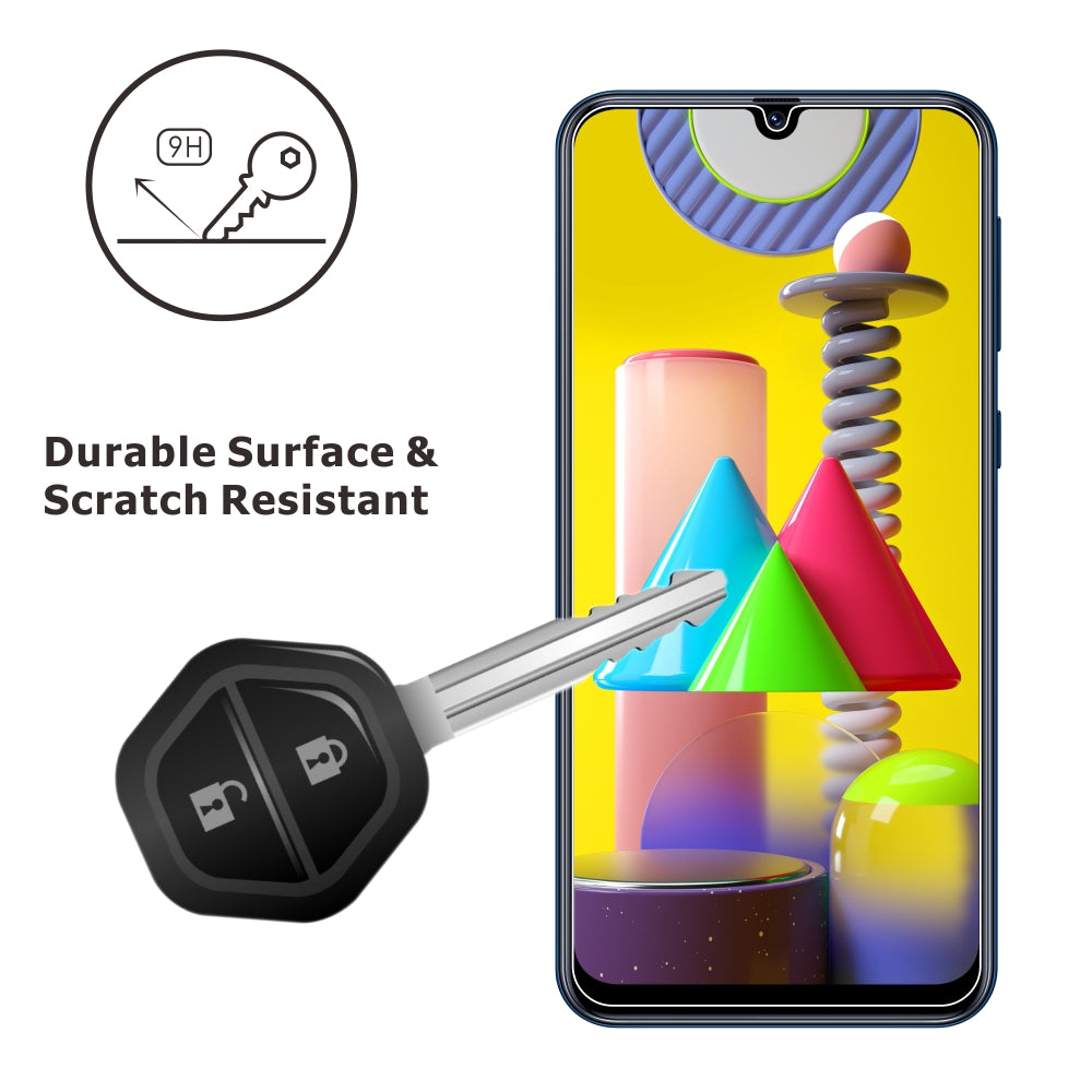 Sada 2 kusů ITIETIE 2.5D 9H ochranná fólie z tvrzeného skla pro Samsung Galaxy M31