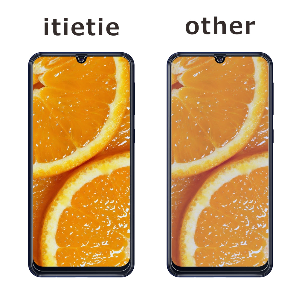 Sada 2 kusů ITIETIE 2.5D 9H ochranná fólie na displej z tvrzeného skla pro Samsung Galaxy M21