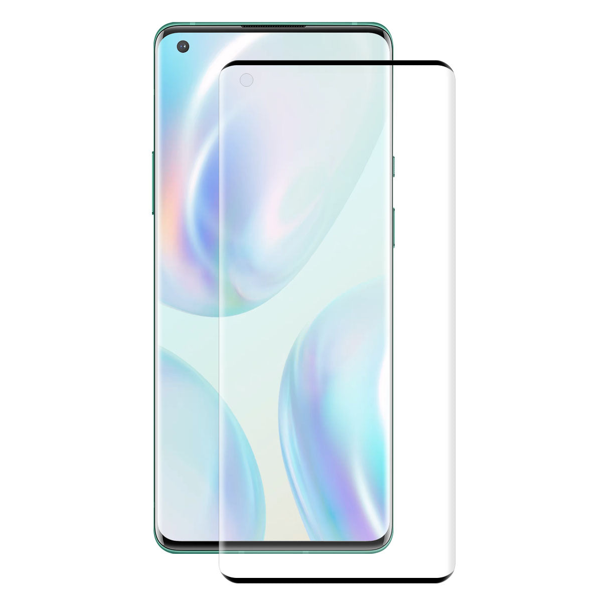 ENKAY 0.26mm 9H 3D Full Coverage Arc Edges Tempered Glass Screen Protector for OnePlus 8