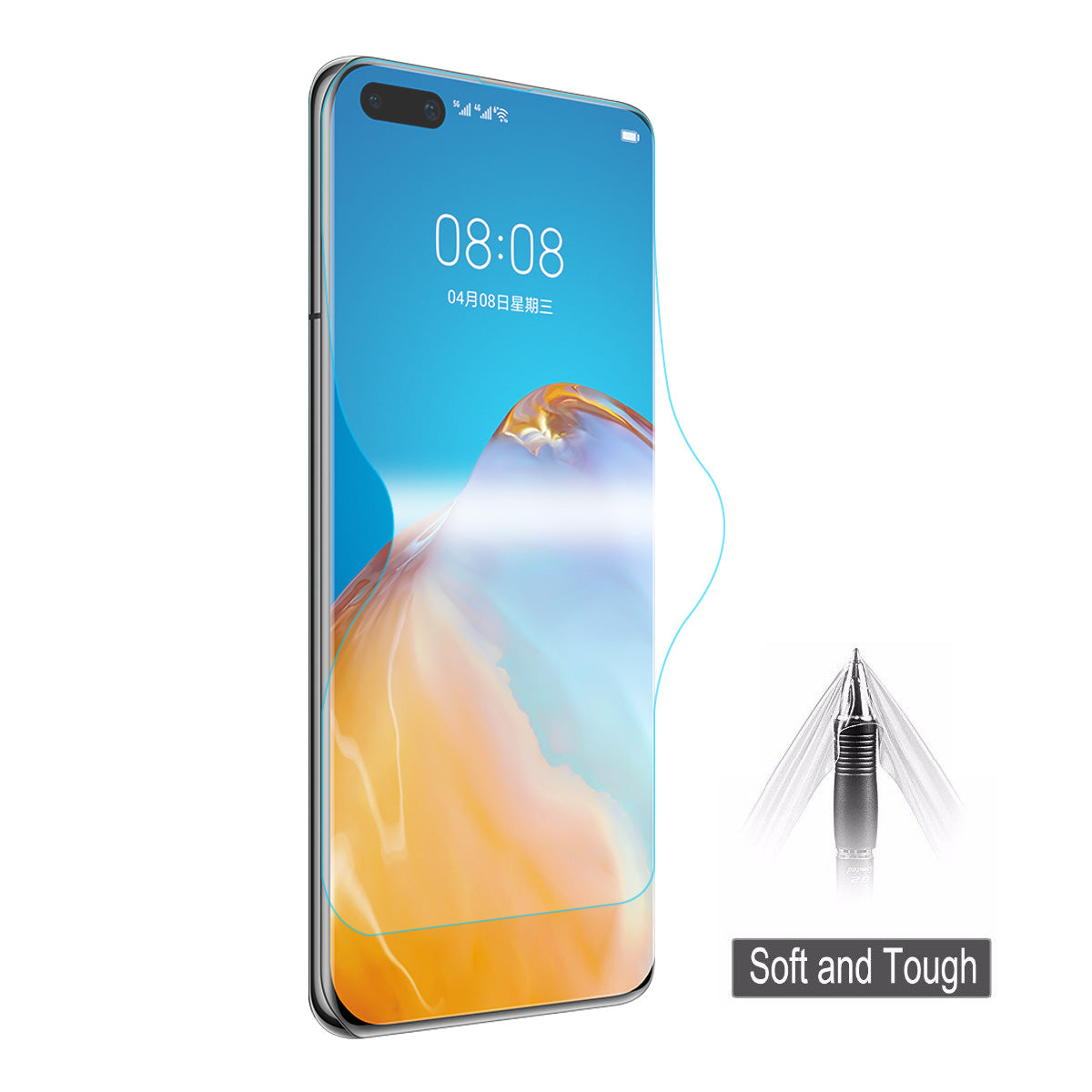 ENKAY 3D Full Size Screen Cover Soft Film for Huawei P40 Pro